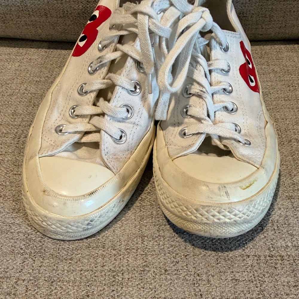 Converse Chuck Taylor x Comme des Garcons Play M5/ W 7 see photos - Picture 5 of 16